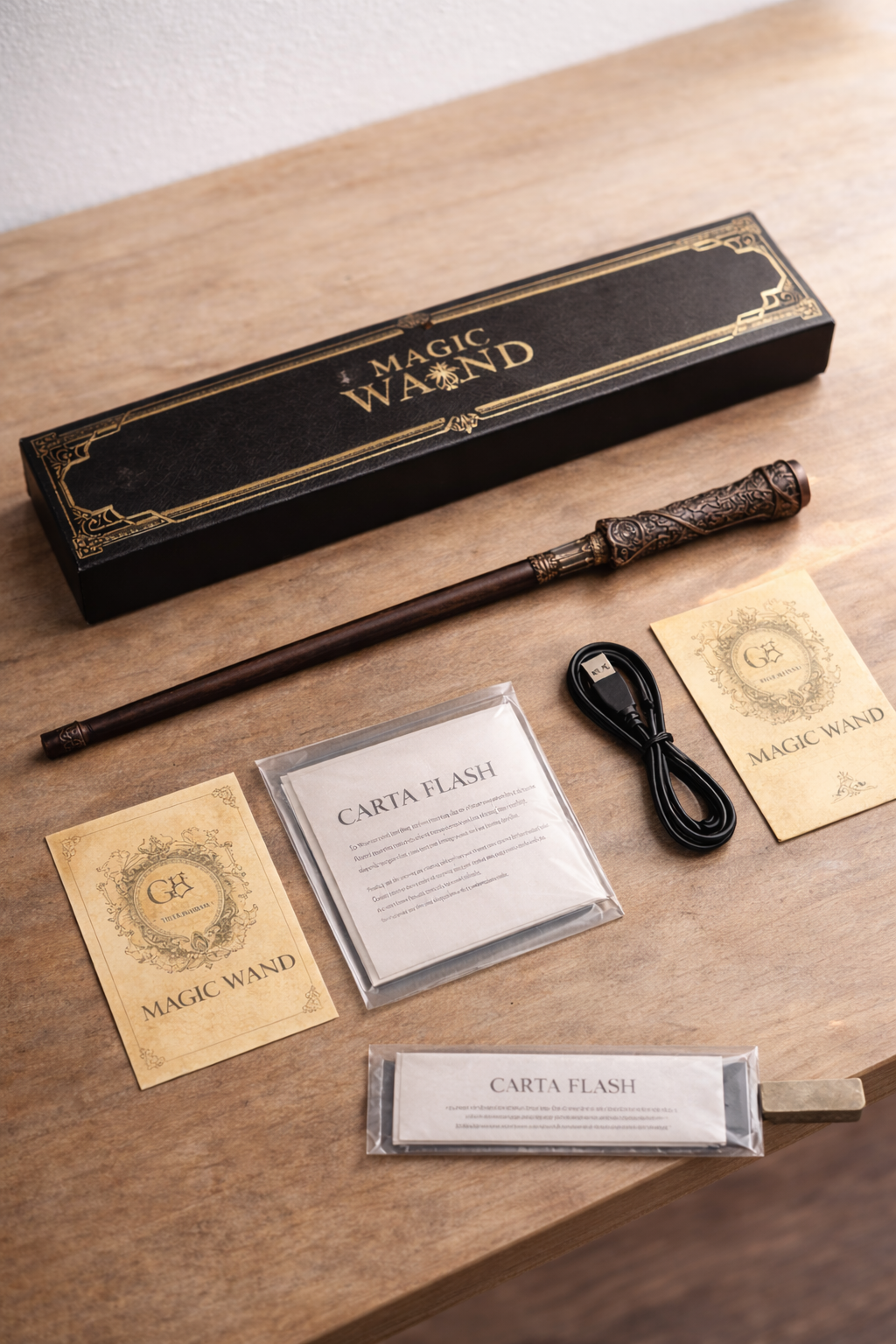 Bacchetta Magica con Fiamma Reale – Effetto Wow Istantaneo
